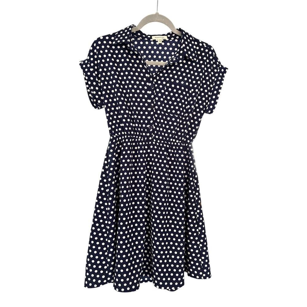 Monteau Polka Dot Dress